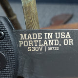 Gerber USA Auto 06 Button Lock Tanto folding knife Blackstone oxidized G1296