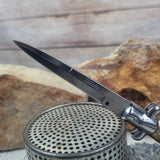 Chinese Stamped Stiletto Classic Style Automatic Godfather