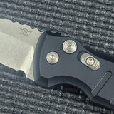 Hogue Knives A01 Microswitch Automatic Knife Gray 2.6" Stonewash 24112