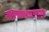 Ladies Choice OTF Pink Handle Double Edge Switch on Top Auto