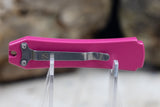 Ladies Choice OTF Pink Handle Double Edge Switch on Top Auto