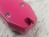 Ladies Choice OTF Pink Handle Double Edge Switch on Top Auto