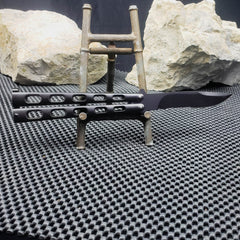 BIG NOSED HEAVY Black Sand DUTY BUTTERFLY BALISONG FLIP KNIFE
