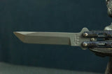 Bear and Son Armour Piercing Butterfly Balisong Tanto Blade BC114AGX