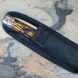 AUTHENTIC SICILIAN STYLE STILETTO LEVER LOCK CLASSIC STYLE AUTOMATIC GODFATHER DERLIN STAG