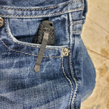 Gerber USA Auto Propel Button Lock Tanto folding knife Blackstone oxidized G842N