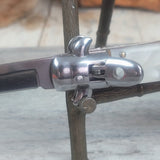 AUTHENTIC SICILIAN STYLE STILETTO LEVER LOCK CLASSIC STYLE AUTOMATIC GODFATHER FAUX PEARL