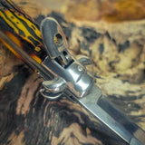 AUTHENTIC SICILIAN STYLE STILETTO LEVER LOCK CLASSIC STYLE AUTOMATIC GODFATHER DERLIN STAG