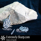 Neck Knives - Middle Finger Necklace With Hidden Neck Knife