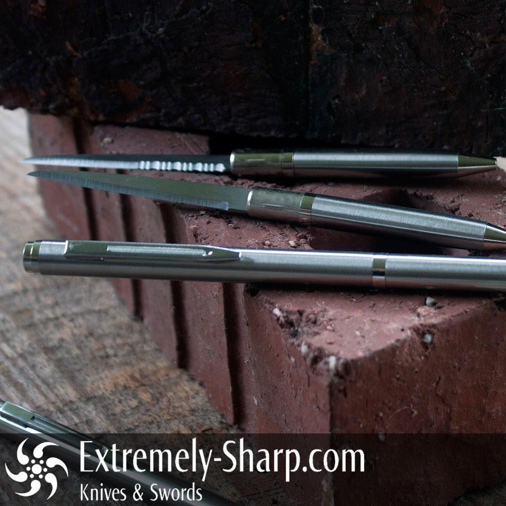 Silver Slim Pen Knife - Extremely-Sharp.com