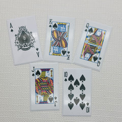 Spades Straight Flush THROWING CARDS SHURIKEN'S Five THROWING STARS