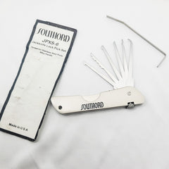 Southford Jackknife Lock Pick Set Silver