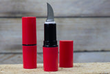 RED LIPSTICK KNIFE SELF DEFENSE HIDDEN CONCEALED